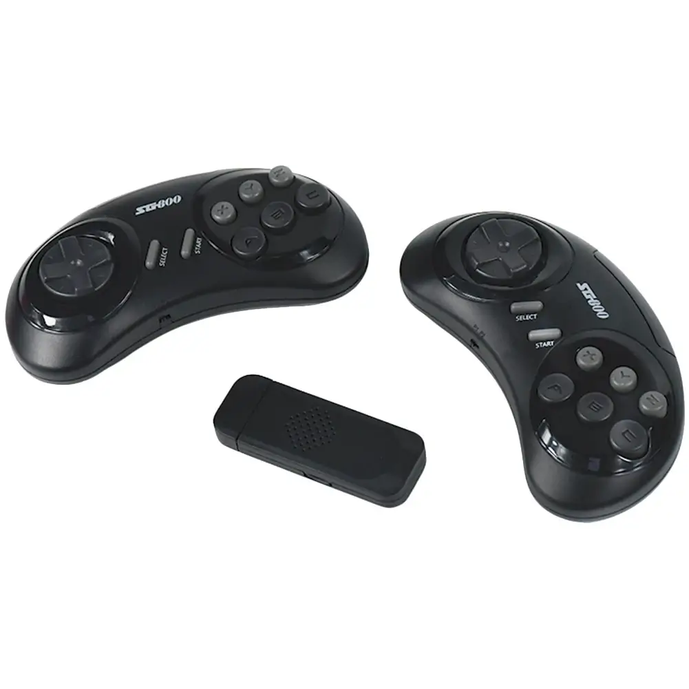 WESSD Mini console de jogos portátil para jogador, console duplo